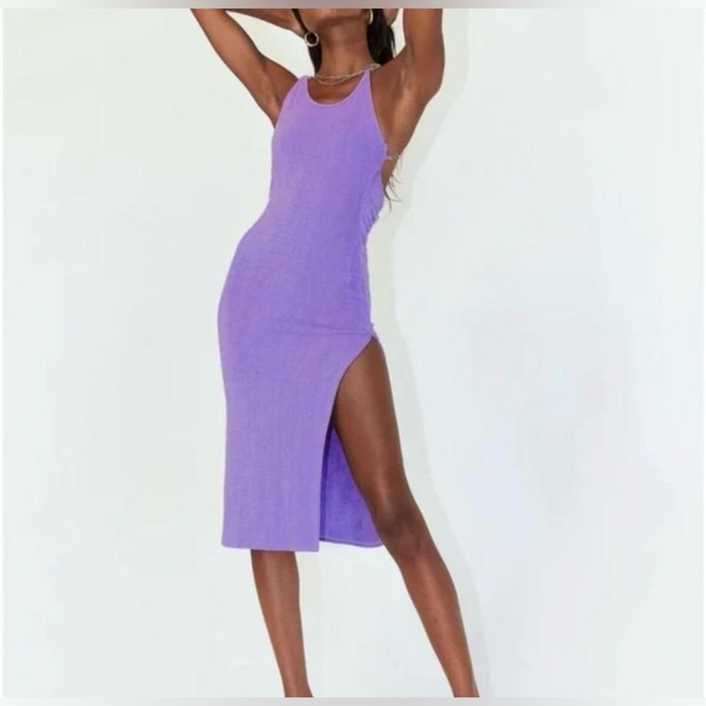 Princess Polly Dolcie Midi Dress Purple Lilac - Size 4
